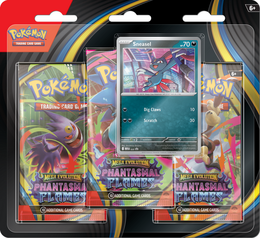 3 Pack Blister (Sneasel) - Phantasmal Flames