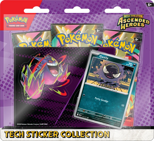 Mega Evolution Ascended Heroes - Tech Sticker (Gastly)