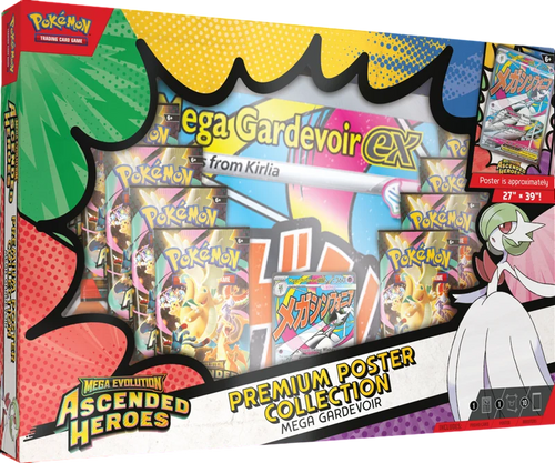 Ascended Heroes Premium Poster Collection Mega Gardevoir EX