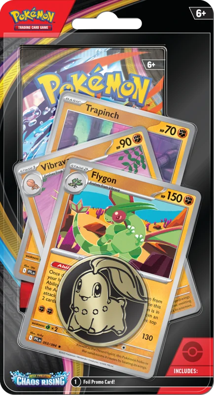 Mega Evolution Chaos Rising Premium Checklane Blister Flygon