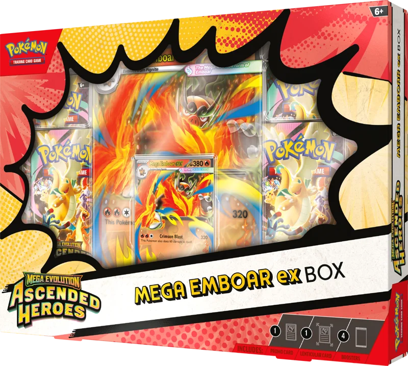 Ascended Heroes Mega Emboar EX Collection Box