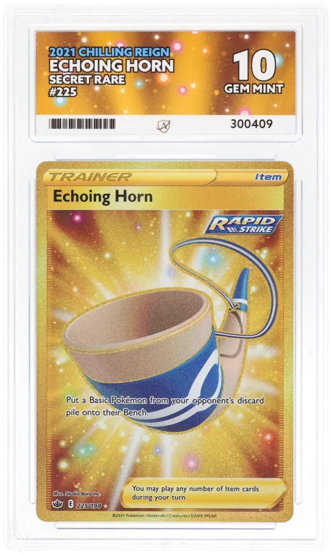 ACE 10 - Echoing Horn - 225/198 - Chilling Reign - Pokemon