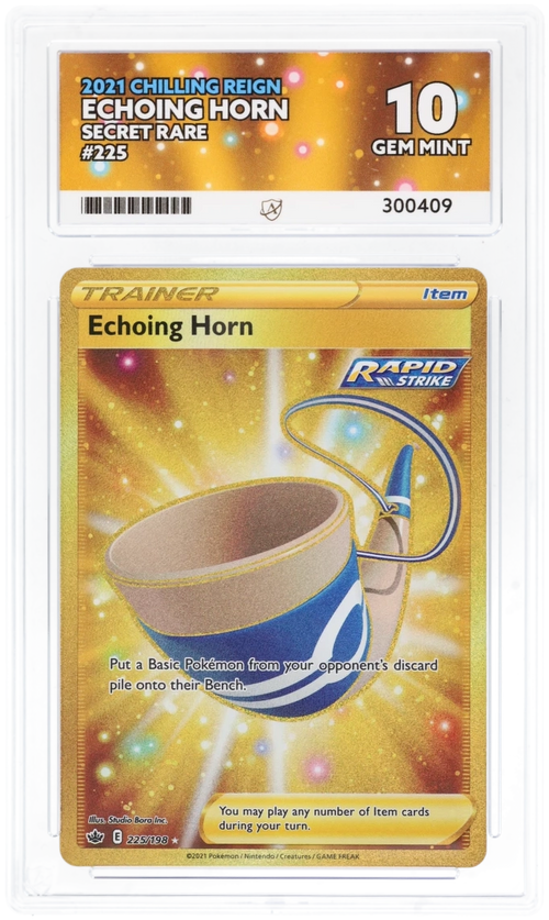 ACE 10 - Echoing Horn - 225/198 - Chilling Reign - Pokemon