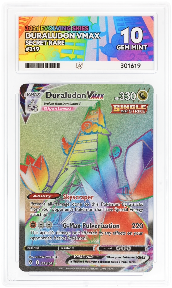 ACE 10 - Duraludon VMAX - 219/203 - Evolving Skies - Pokemon