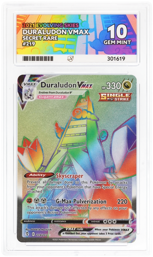 ACE 10 - Duraludon VMAX - 219/203 - Evolving Skies - Pokemon