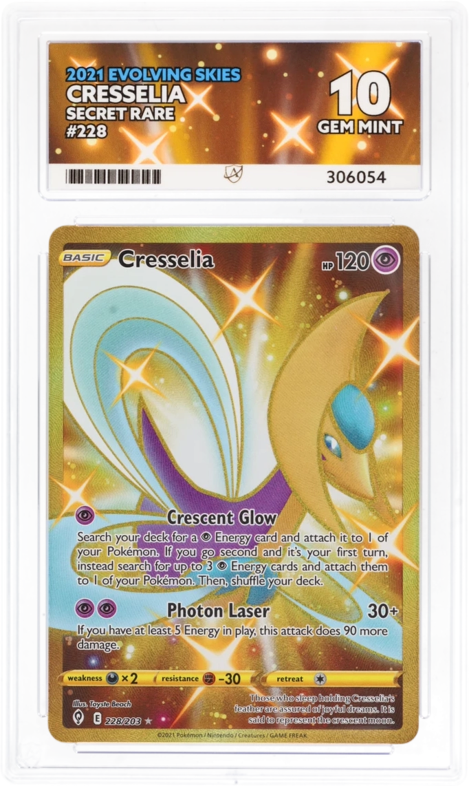 ACE 10 - Cresselia - 228/203 - Evolving Skies - Pokemon