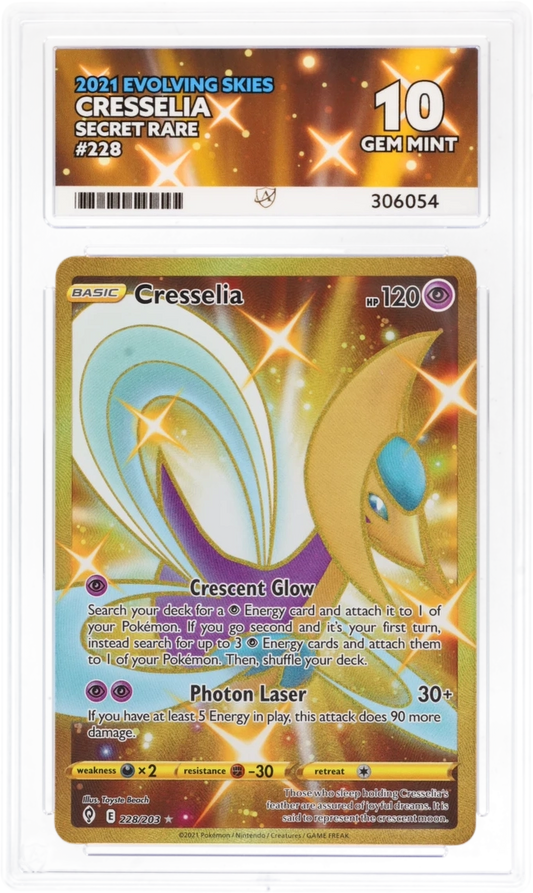 ACE 10 - Cresselia - 228/203 - Evolving Skies - Pokemon