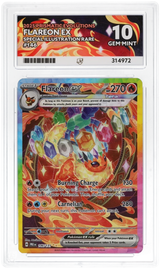 Flareon EX SIR 146/131 - Ace 10 - Prismatic Evolutions