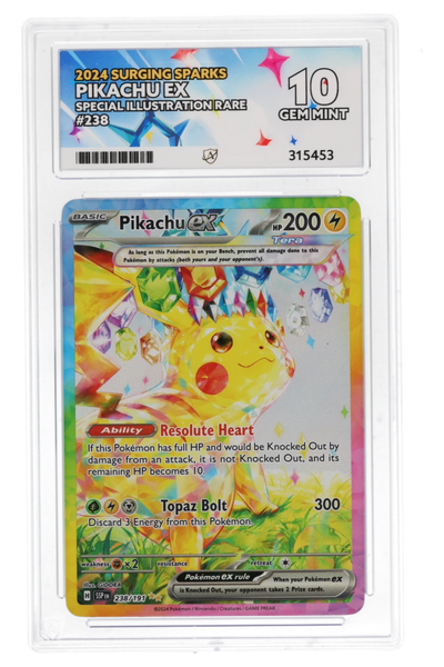 Pikachu ex SIR 238/191 - ACE 10 - Surging Sparks PokeRand Pikachu ex SIR 238/191 - ACE 10 - Surging Sparks PokeRand