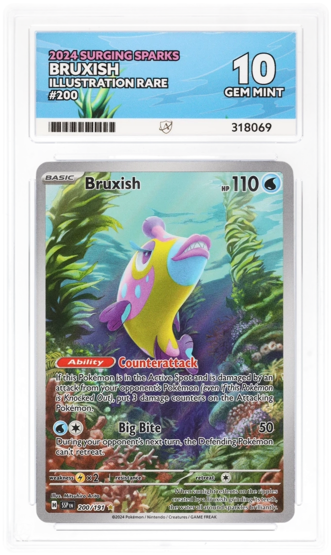 ACE 10 - Bruxish - 200/191 - Surging Sparks - Pokemon