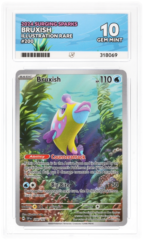 ACE 10 - Bruxish - 200/191 - Surging Sparks - Pokemon