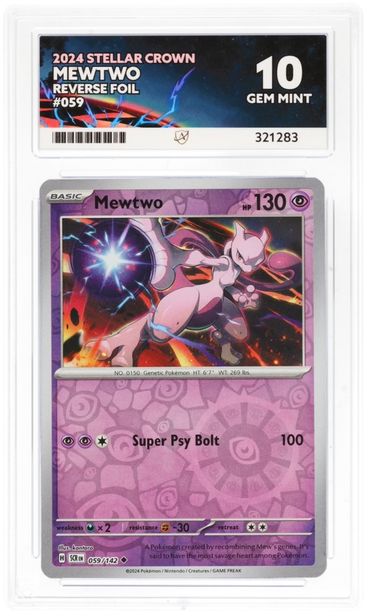 ACE 10 - Mewtwo - 059/142 - Stellar Crown - Pokemon