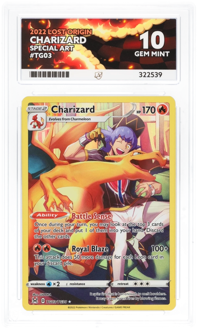ACE 10 - Charizard - TG03/TG30 - Lost Origin - Pokemon