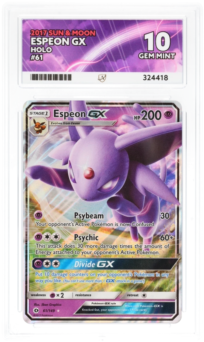 ACE 10 - Espeon GX - 61/149 - Sun & Moon - Pokemon
