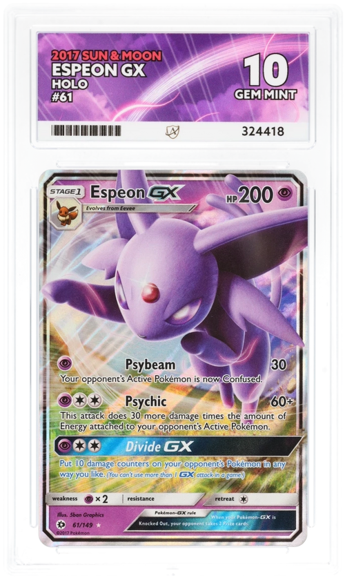 ACE 10 - Espeon GX - 61/149 - Sun & Moon - Pokemon