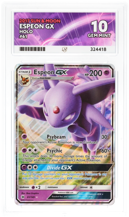 ACE 10 - Espeon GX - 61/149 - Sun & Moon - Pokemon