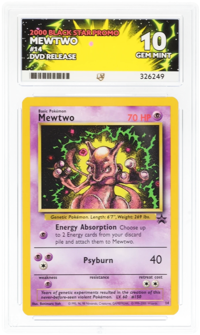 Mewtwo 14 - Ace 10 - Black Star Promo