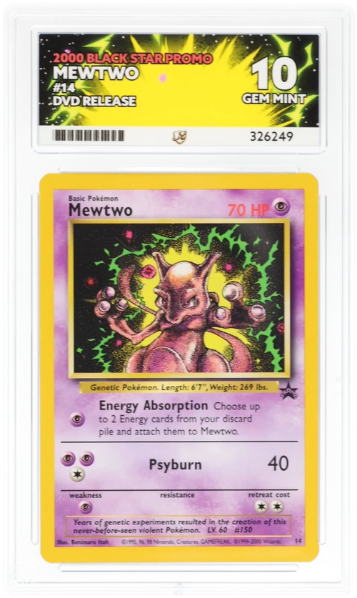 Mewtwo 14 - Ace 10 - Black Star Promo
