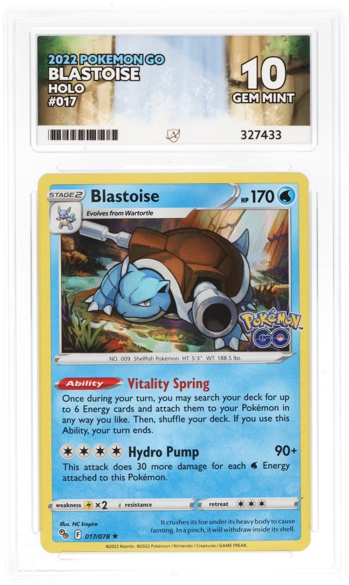 ACE 10 - Blastoise - 017/078 - Pokemon GO - Pokemon