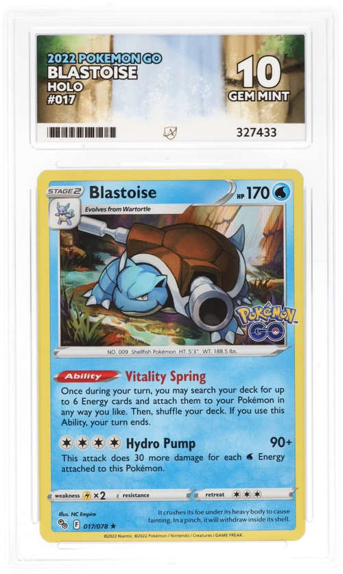 ACE 10 - Blastoise - 017/078 - Pokemon GO - Pokemon