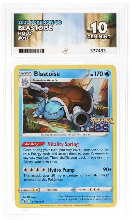 ACE 10 - Blastoise - 017/078 - Pokemon GO - Pokemon