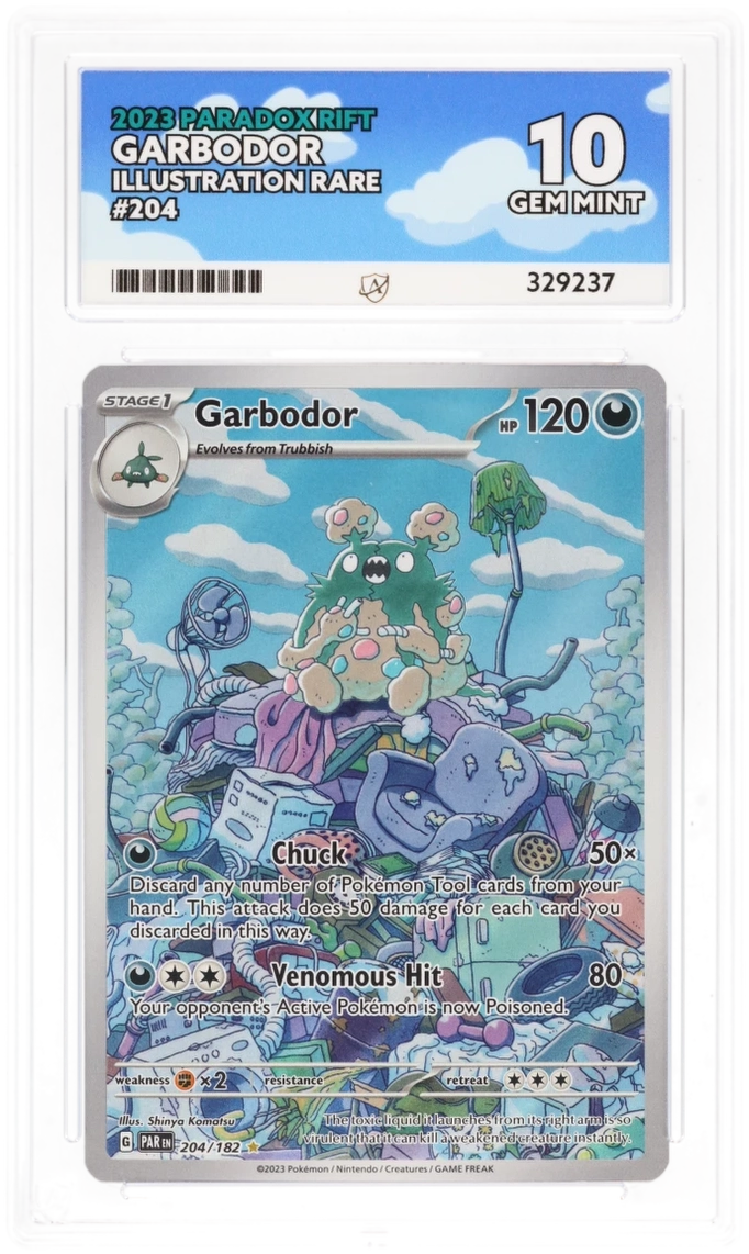 ACE 10 - Garbodor - 204/182 - Paradox Rift - Pokemon