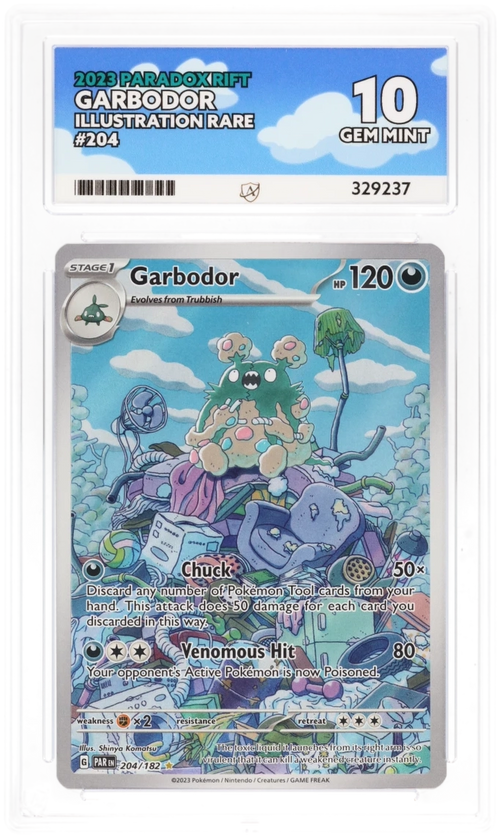 ACE 10 - Garbodor - 204/182 - Paradox Rift - Pokemon