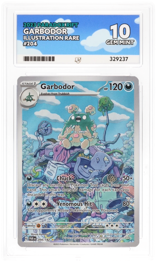ACE 10 - Garbodor - 204/182 - Paradox Rift - Pokemon