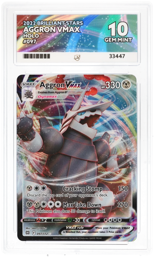 ACE 10 - Aggron VMAX - 097/172 - Brilliant Stars - Pokemon