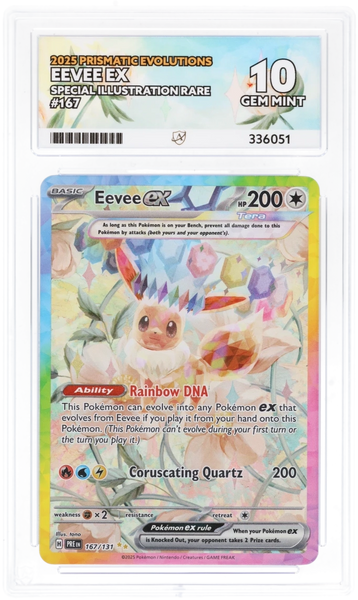 Eevee ex 167/131 - Ace 10 - Prismatic Evolutions – PokeRand