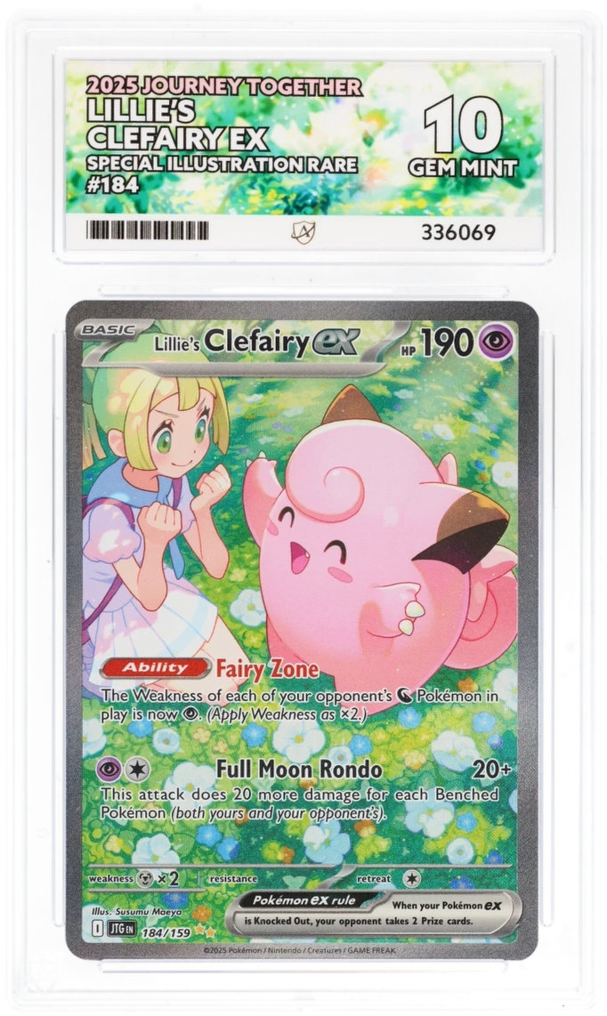 Lillie's Clefairy EX SIR 184 - Ace 10 - 2025 Journey Together