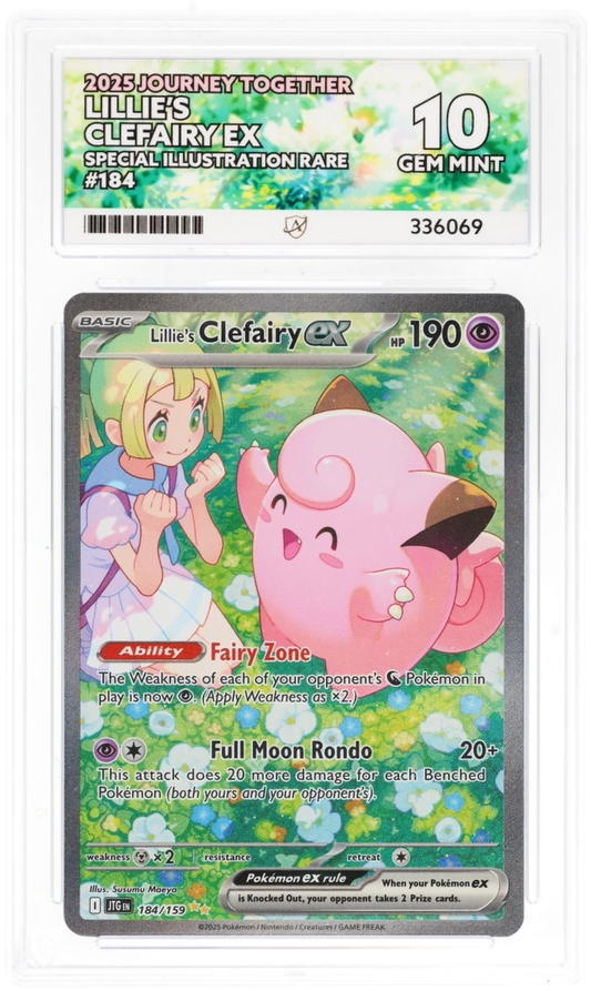 Lillie's Clefairy EX SIR 184 - Ace 10 - 2025 Journey Together