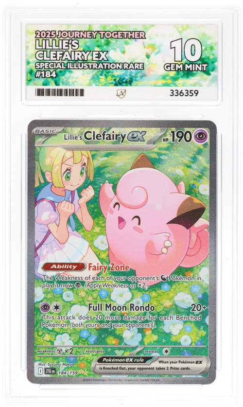 Lillie's Clefairy ex 184/159 - Ace 10 - Journey Together