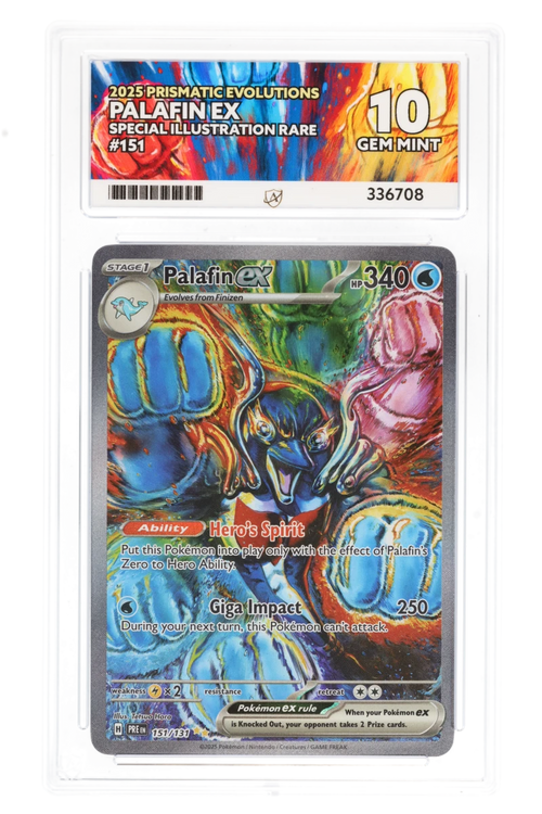 Palafin ex 151/131 - Ace 10 - Prismatic Evolutions