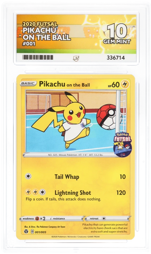 Pikachu on the ball 001 - Ace 10 - 2020 Futsal