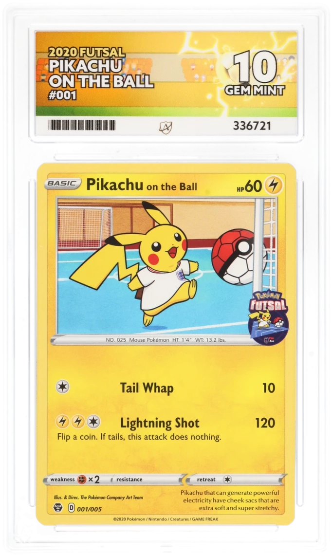 Pikachu On The Ball - Ace 10 - 2020 Futsal