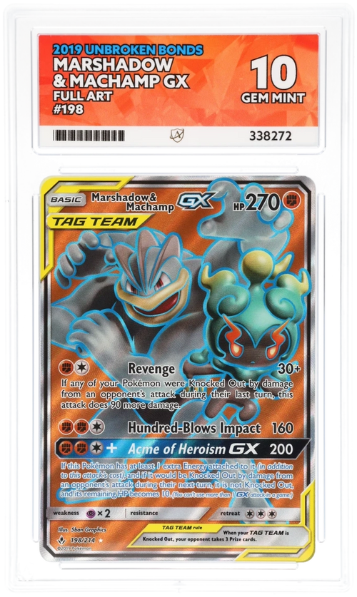 ACE 10 - Marshadow & Machamp GX - 198/214 - Unbroken Bonds - Pokemon