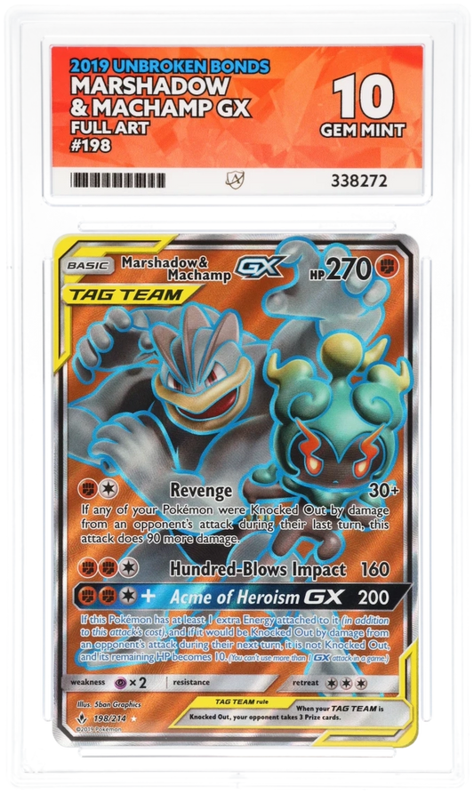 ACE 10 - Marshadow & Machamp GX - 198/214 - Unbroken Bonds - Pokemon