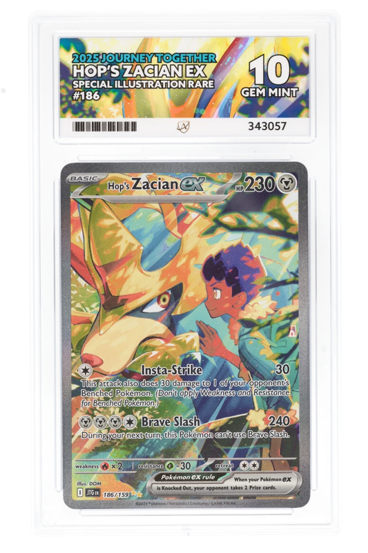 Hop's Zacian ex 186/159 - ACE 10 - Journey Together