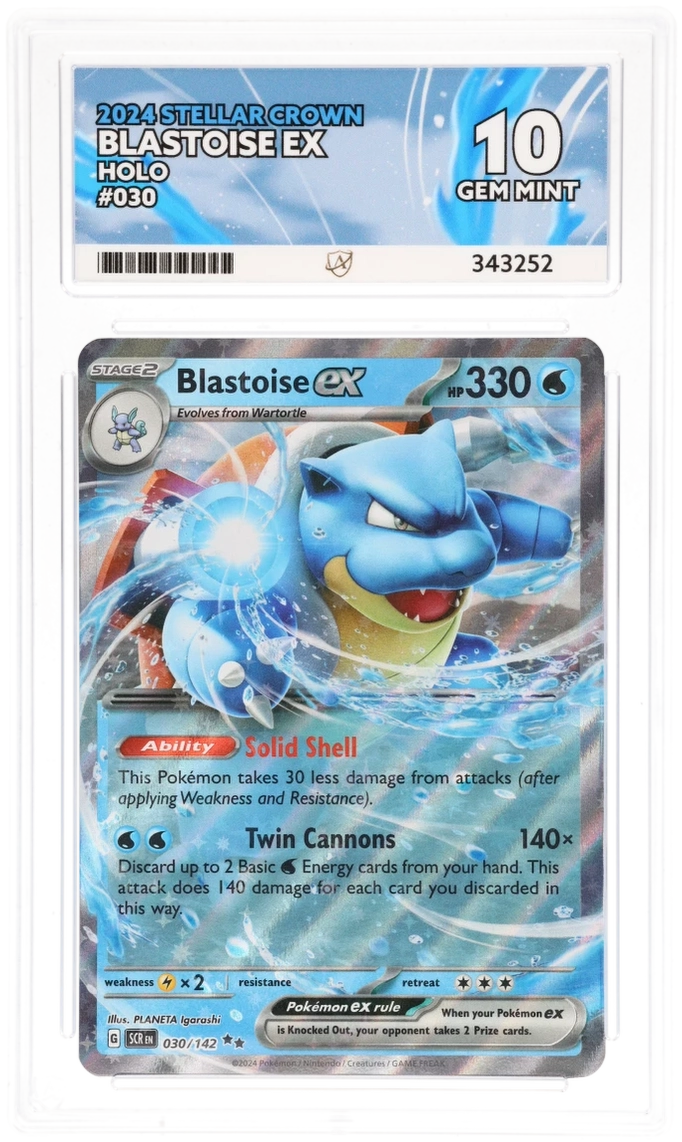 ACE 10 - Blastoise ex - 030/142 - Stellar Crown - Pokemon