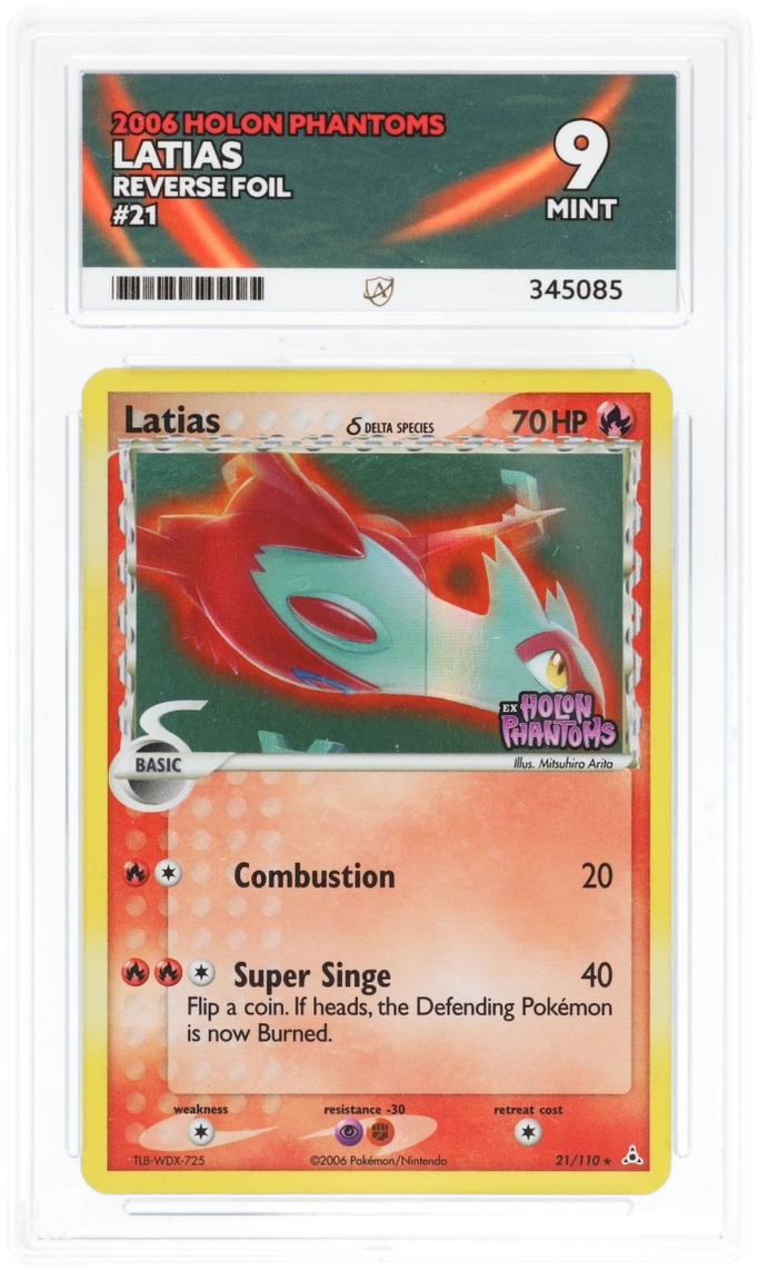 Latias Reverse Foil 21/110 - Ace 9 - 2006 Holon Phantoms