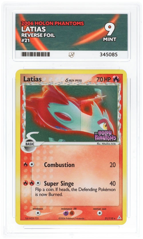 Latias Reverse Foil 21/110 - Ace 9 - 2006 Holon Phantoms