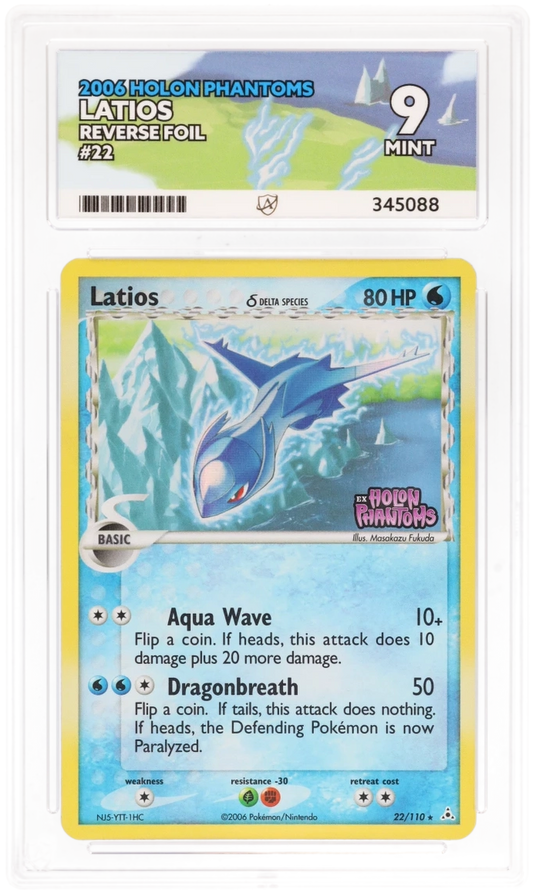 Latios Reverse Foil 22/110 - Ace 9 - Holon Phantoms