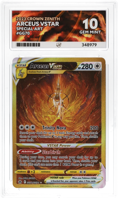 Arceus VSTAR GG70 - Ace 10 - Crown Zenith