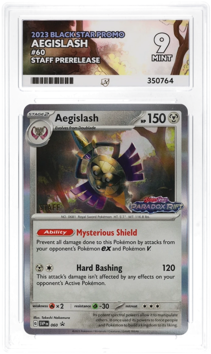 Aegislash Staff Pre Release - Ace 9 - Promo