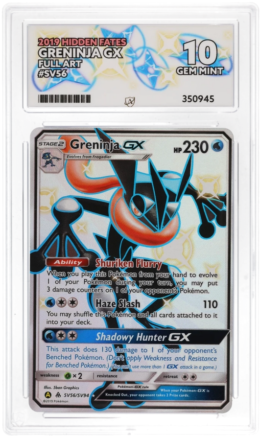 Greninja GX SV56 - Ace 10 - Hidden Fates