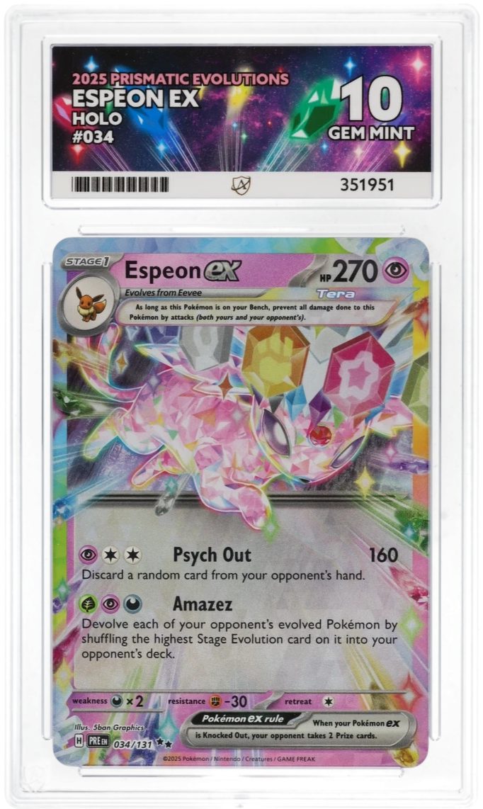Espeon ex 34/131 - Ace 10 - Prismatic Evolutions