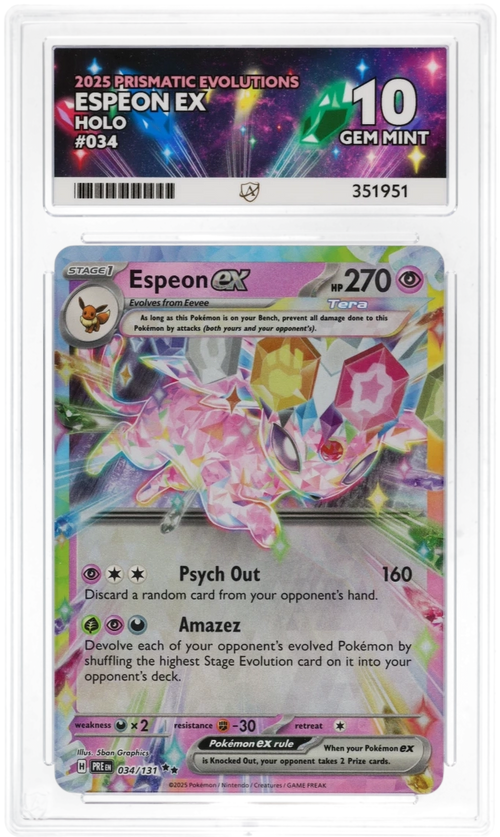 Espeon ex 34/131 - Ace 10 - Prismatic Evolutions