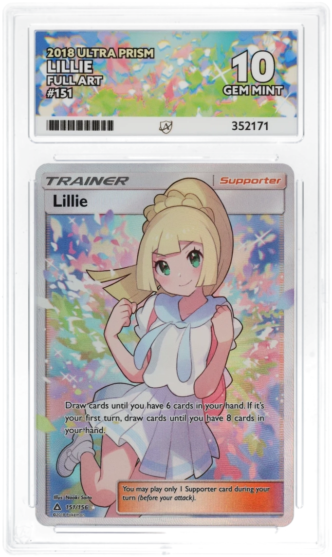 Lillie Full Art 151/156 - Ace 10 - 2018 Ultra Prism