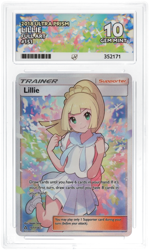 Lillie Full Art 151/156 - Ace 10 - 2018 Ultra Prism
